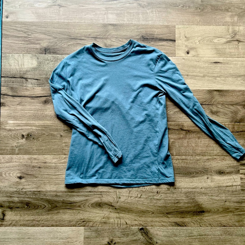 Blue long sleeve medium. Like new.